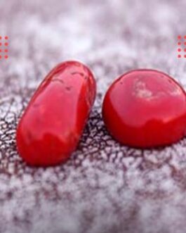 Red Natural Coral Stone Moonga